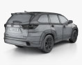 Toyota Highlander SE 2018 3D模型