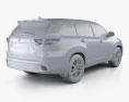 Toyota Highlander SE 2018 3D模型