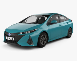 3D model of Toyota Prius Prime 2018