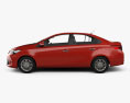Toyota Vios 2020 3D 모델  side view