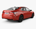 Toyota Camry XSE 2021 3d model back view