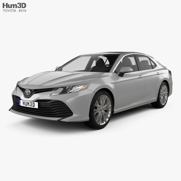 Toyota Camry XLE hybrid 2021 3D model