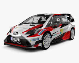 3D model of Toyota Yaris WRC 2018