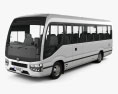Toyota Coaster Deluxe bus 2016 3d model