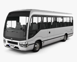 Toyota Coaster Deluxe Bus 2016 3D-Modell