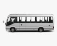 Toyota Coaster Deluxe bus 2016 3d model side view
