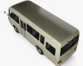 Toyota Coaster 公共汽车 1983 3D模型 顶视图