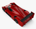 Toyota GT-One Road Car 1999 3D 모델  top view