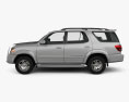 Toyota Sequoia Limited 2007 Modelo 3D vista lateral