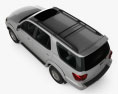 Toyota Sequoia Limited 2007 3D модель top view