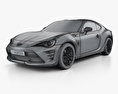Toyota GT86 US-spec 2016 3d model wire render