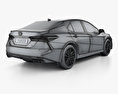 Toyota Camry (XV60) XSE 인테리어 가 있는 2018 3D 모델 