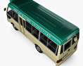Toyota Coaster Hong Kong Bus 1995 3D-Modell Draufsicht