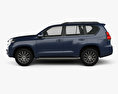 Toyota Land Cruiser Prado 5 portes EU-spec 2020 Modèle 3d vue de côté