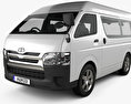 Toyota Hiace Passenger Van L1H3 DX 2015 3D模型