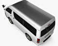 Toyota Hiace Passenger Van L1H3 DX 2015 3D模型 顶视图