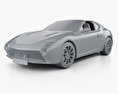 Toyota GR HV Sports 2017 3d model clay render