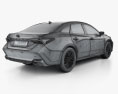 Toyota Avalon Limited 하이브리드 2020 3D 모델 