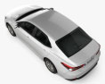 Toyota Camry LE 2021 3D模型 顶视图