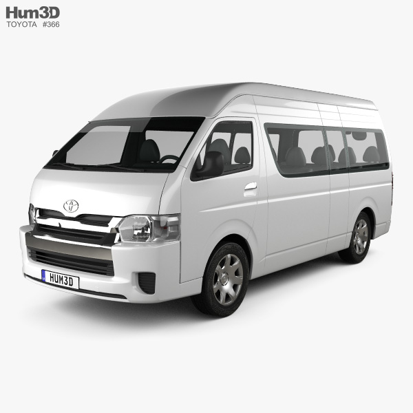 Toyota Hiace Passenger Van L2H3 GLX 2020 3D model