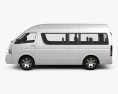 Toyota Hiace Passenger Van L2H3 GLX 2020 3D-Modell Seitenansicht