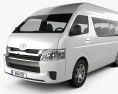 Toyota Hiace Passenger Van L2H3 GLX 2020 3d model