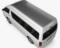 Toyota Hiace Passenger Van L2H3 GLX 2020 3D-Modell Draufsicht