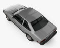 Toyota Celica ST coupé 1979 3D-Modell Draufsicht