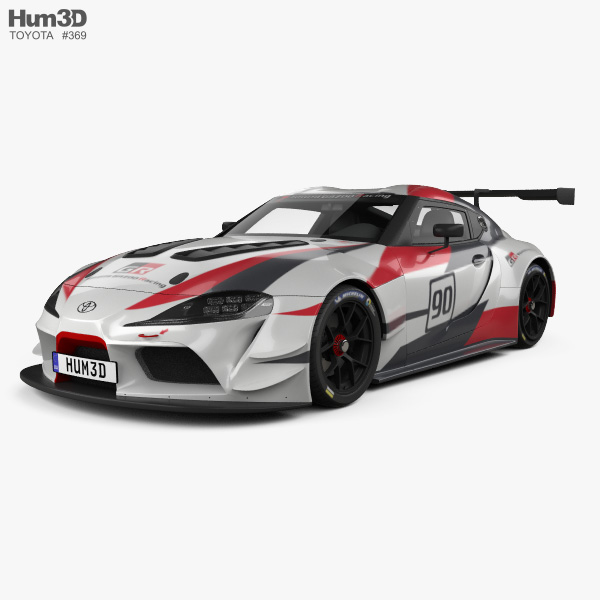 Toyota Supra Racing 2022 3D model