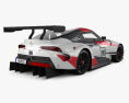 Toyota Supra Racing 2022 3d model back view