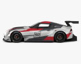 Toyota Supra Racing 2022 3d model side view