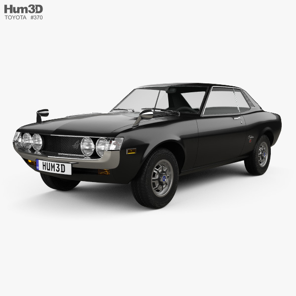 Toyota Celica 1600 GT coupe 1973 3D model