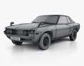 Toyota Celica 1600 GT coupe 1973 3D模型 wire render