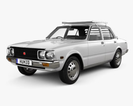 Toyota Corona sedan 1975 3D model