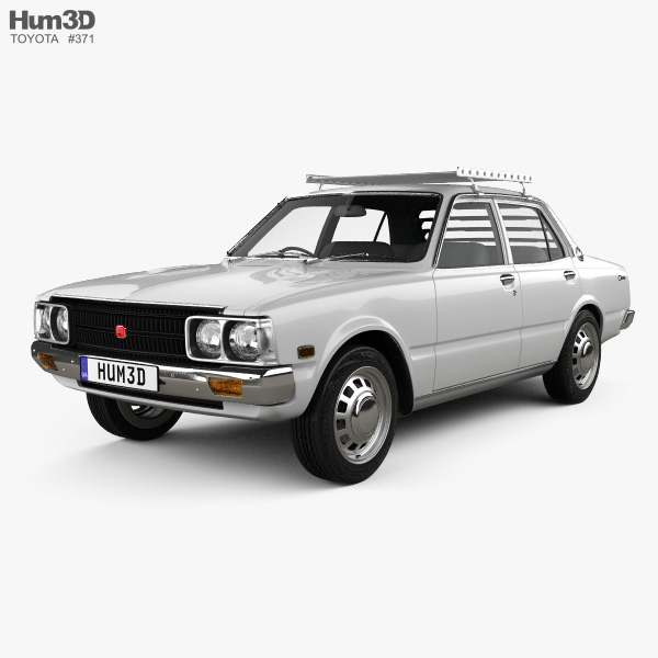 Toyota Corona 轿车 1975 3D模型