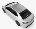 Toyota Corolla Sport 2021 Modello 3D vista dall'alto
