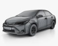 Toyota Corolla Levin CN-spec 2021 3d model wire render