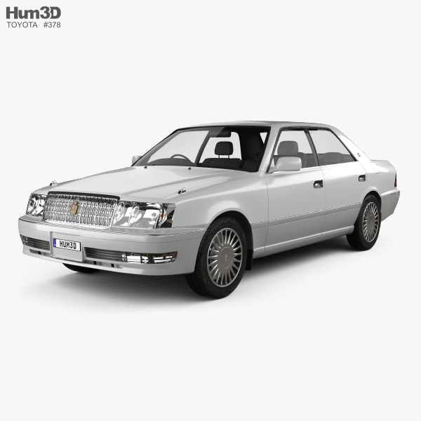 Toyota Crown hardtop 2001 3D model