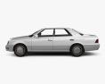 Toyota Crown hardtop 2001 3D 모델  side view