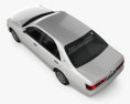 Toyota Crown Royal Saloon 2003 3D模型 顶视图