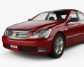 Toyota Crown Royal 2008 3D-Modell