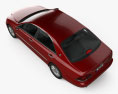 Toyota Crown Royal 2008 3D-Modell Draufsicht