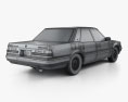 Toyota Crown Royal Saloon 1983 Modello 3D