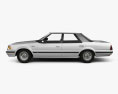 Toyota Crown Royal Saloon 1983 3D 모델  side view