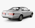 Toyota Crown 1995 3d model back view