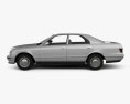 Toyota Crown 1995 3d model side view