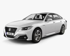 3D model of Toyota Crown RS Advance 2021