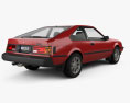 Toyota Celica liftback 1981 3D模型 后视图