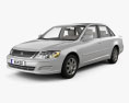 Toyota Avalon XL with HQ interior 2004 3d model