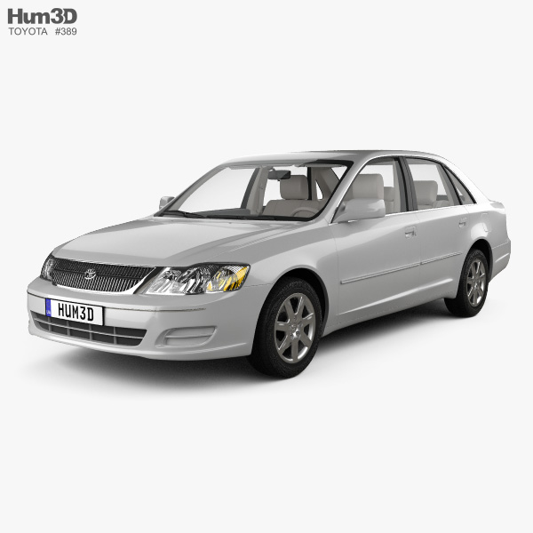 Toyota Avalon XL with HQ interior 2004 3D model